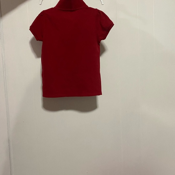 Burberry Girl's Red Polo Shirt Size 5T - Picture 2 of 5